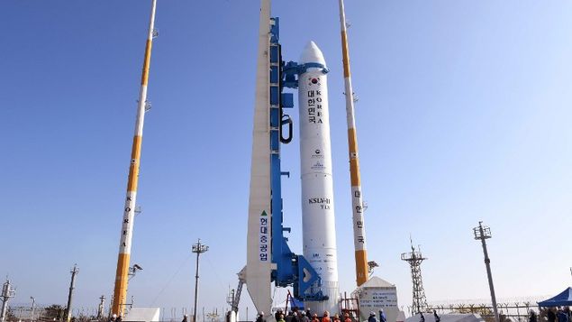 Corea del Sur prueba con éxito el motor de cohete espacial