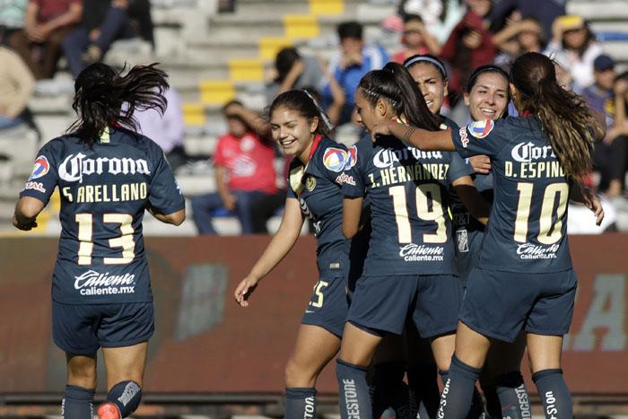 América femenil se impone 2-1 ante Lobos BUAP