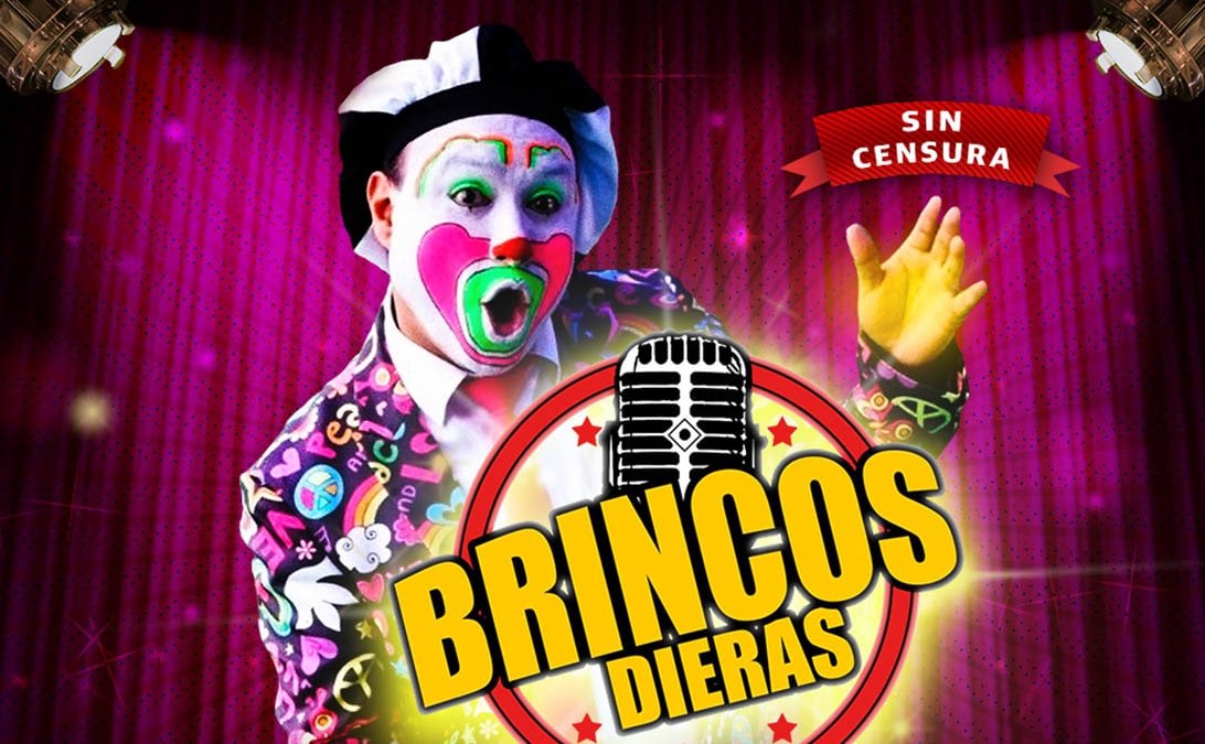 Brincos Dieras, el payaso más irreverente llegará a Querétaro