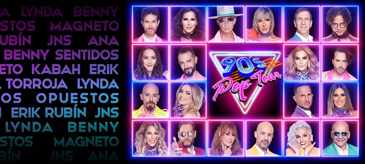 Garibaldi y Fey se unen al concierto de los 90s Pop Tour en Querétaro